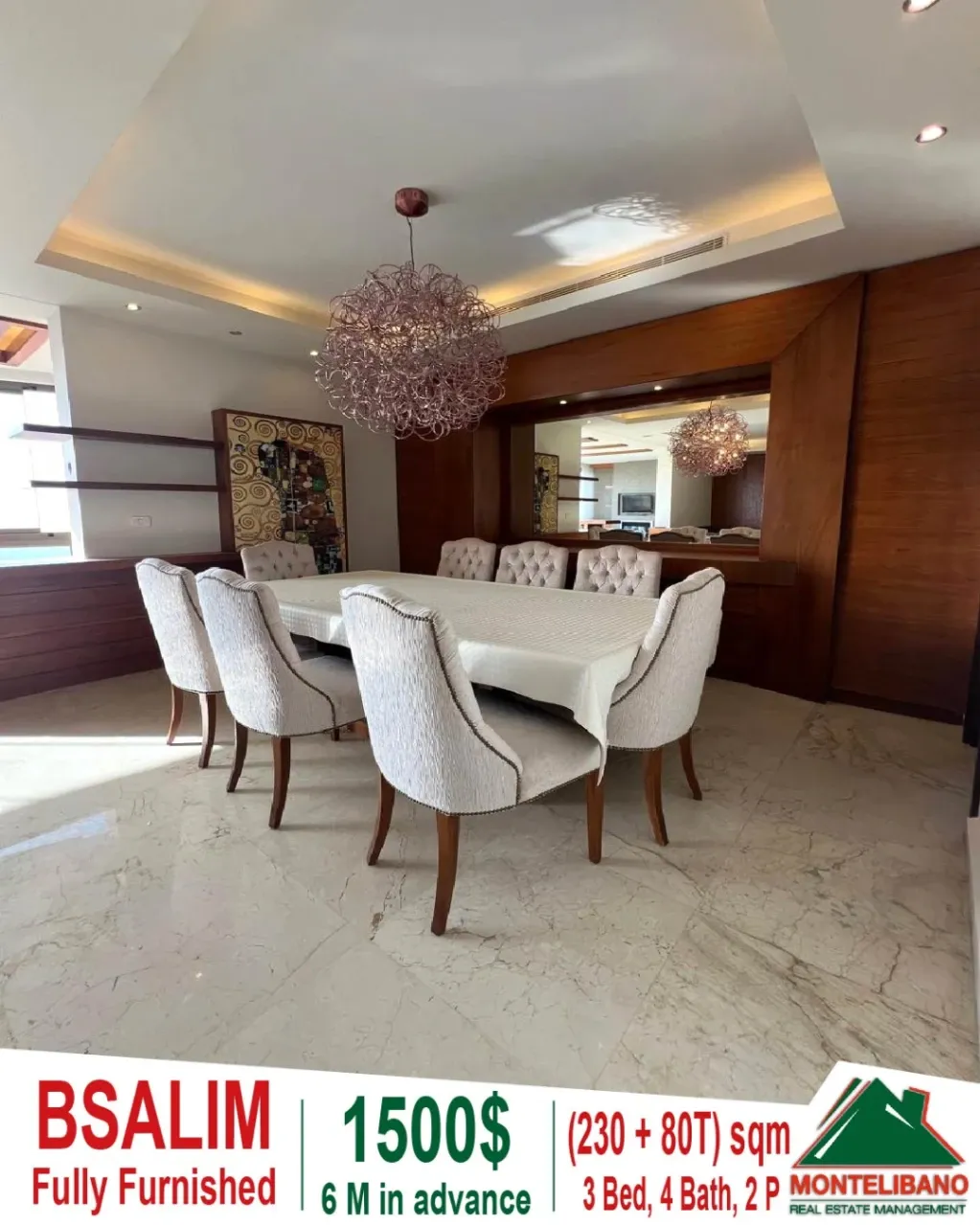 Apartment for rent in Bsalim, Lebanon