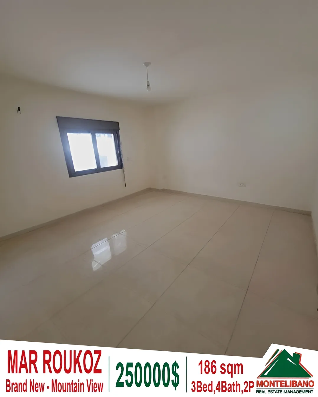 Apartment for sale in Mar Roukouz, Lebanon