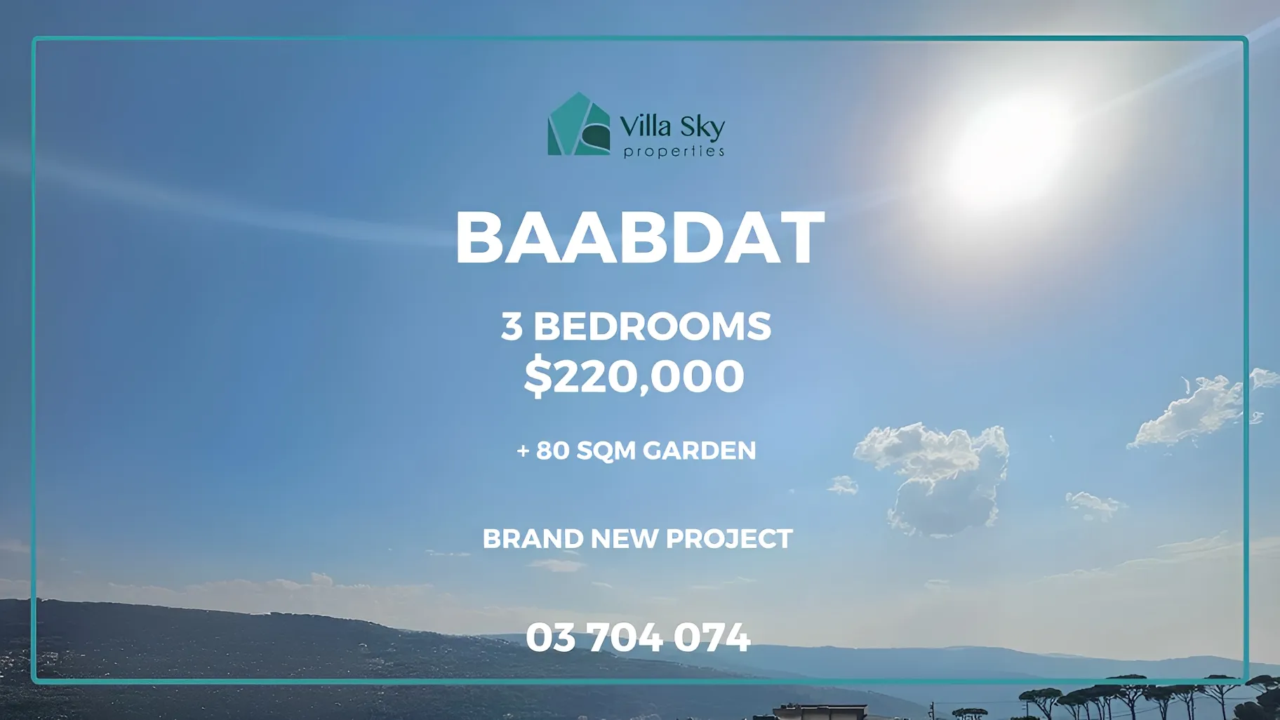Apartment for Sale in Baabdat, Lebanon