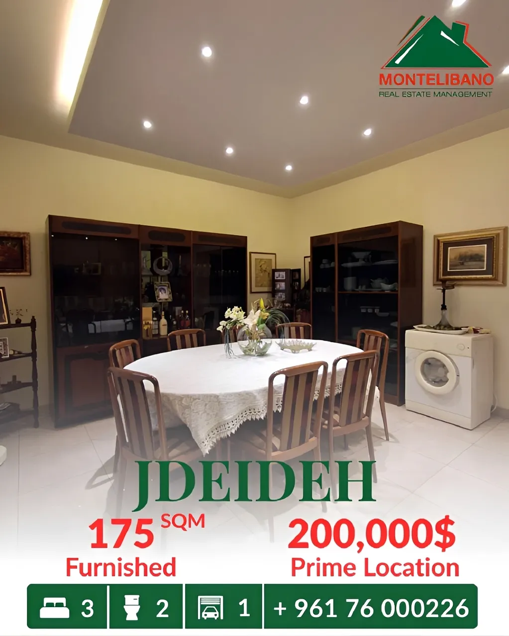 Apartment for sale in Jdeideh, Lebanon