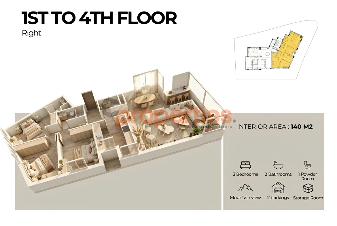 Apartment for Sale in Naqqache