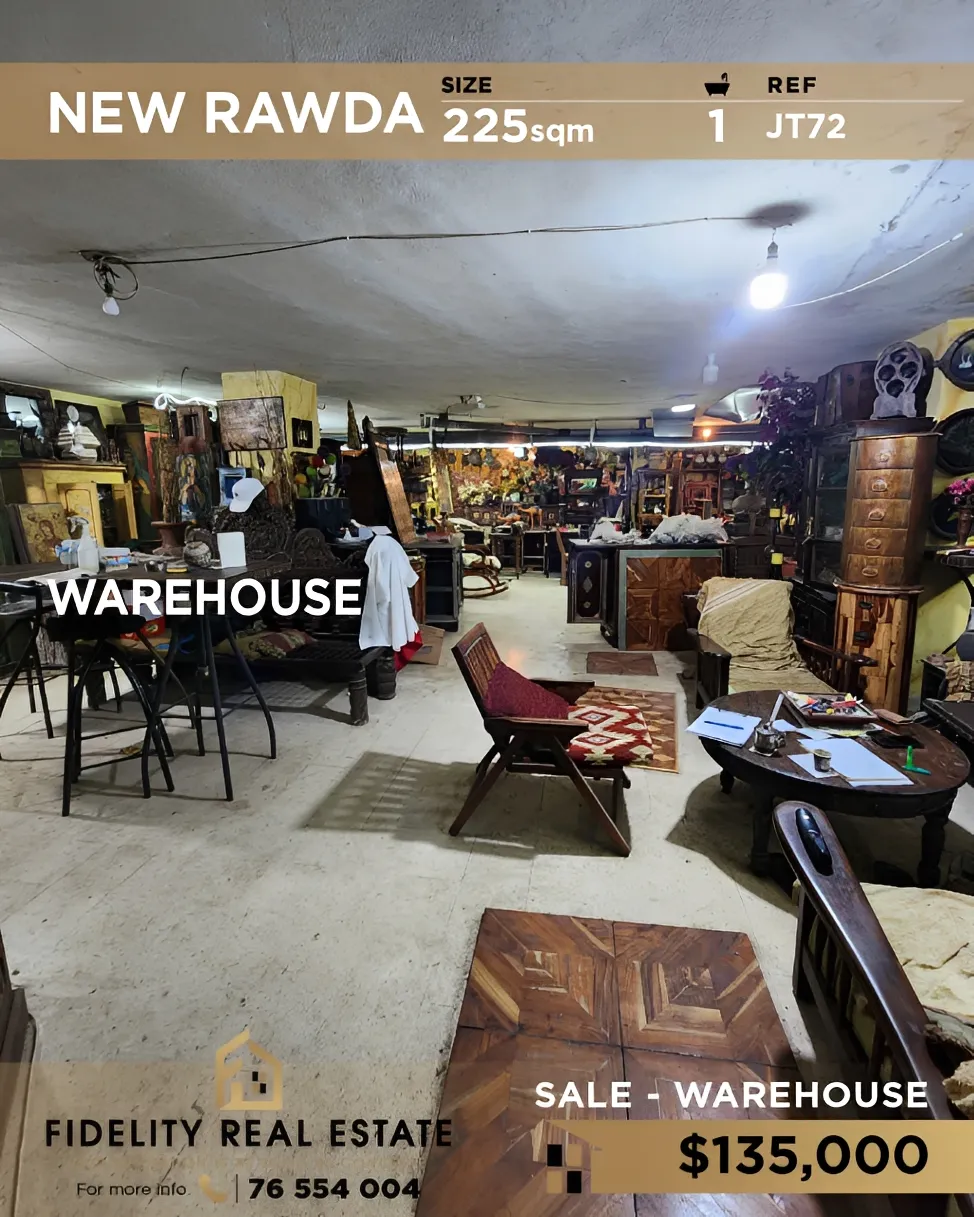 Warehouse for sale in New Rawda, Beirut, Lebanon