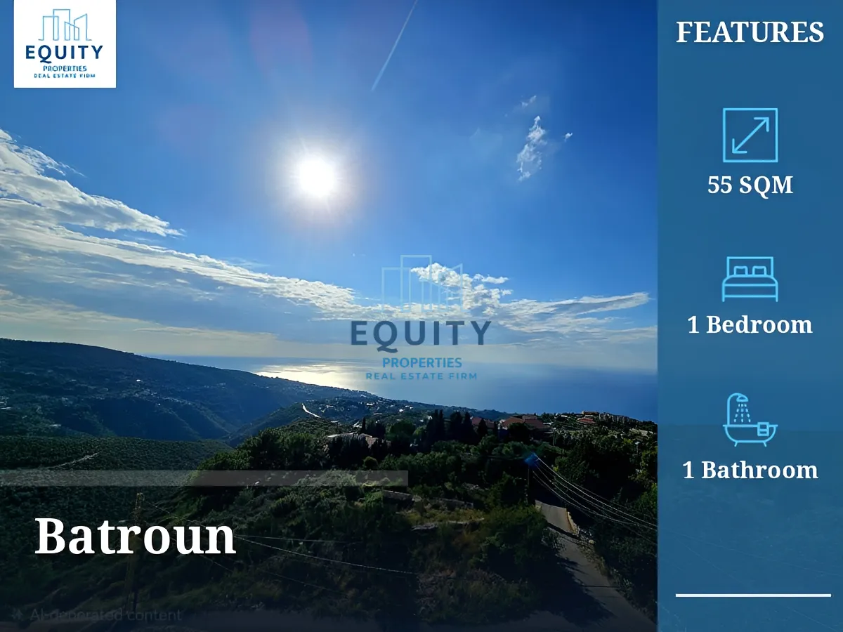 Apartment for rent in Batroun