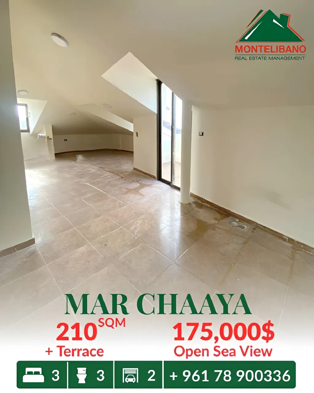 Duplex for sale in Mar Chaaya