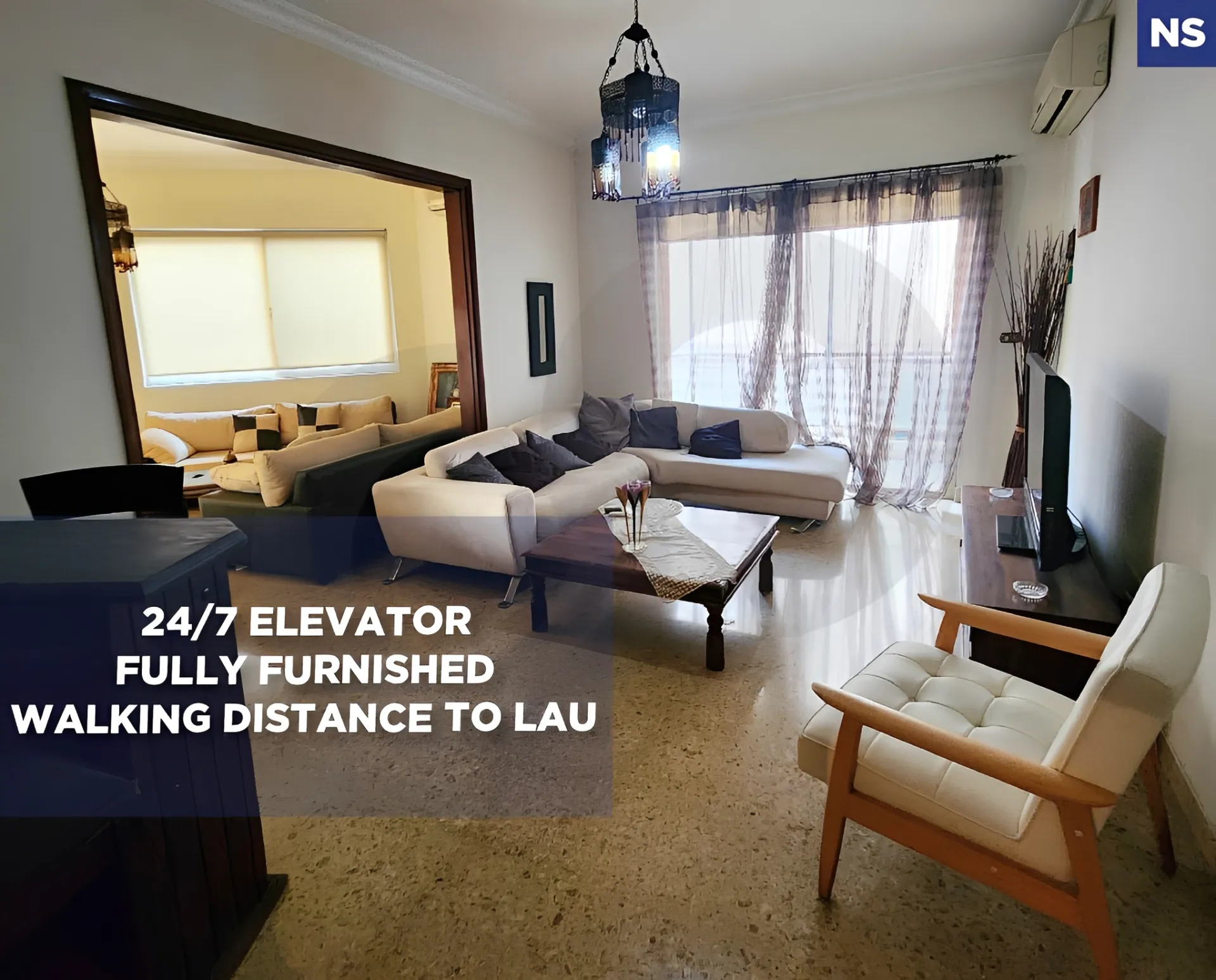 Apartment for Rent in Hamra - 3 bed, 2 bath