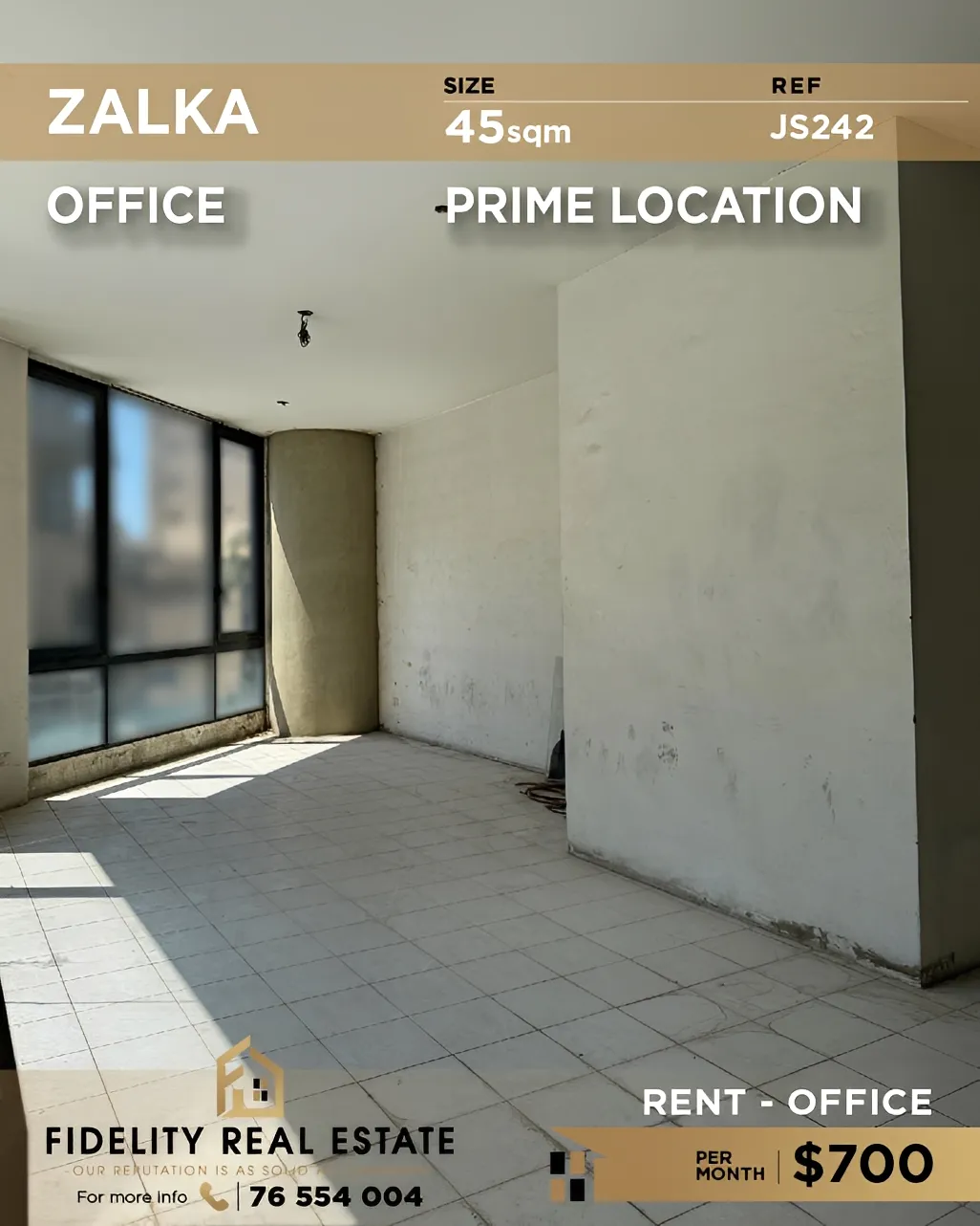Office for rent in Zalqa, Lebanon