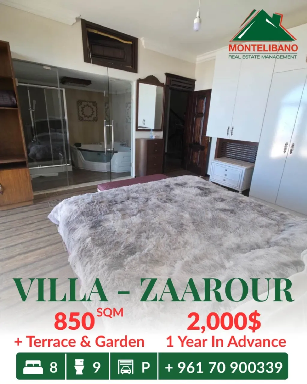 Villa for rent in Zaarour, Lebanon, Lebanon