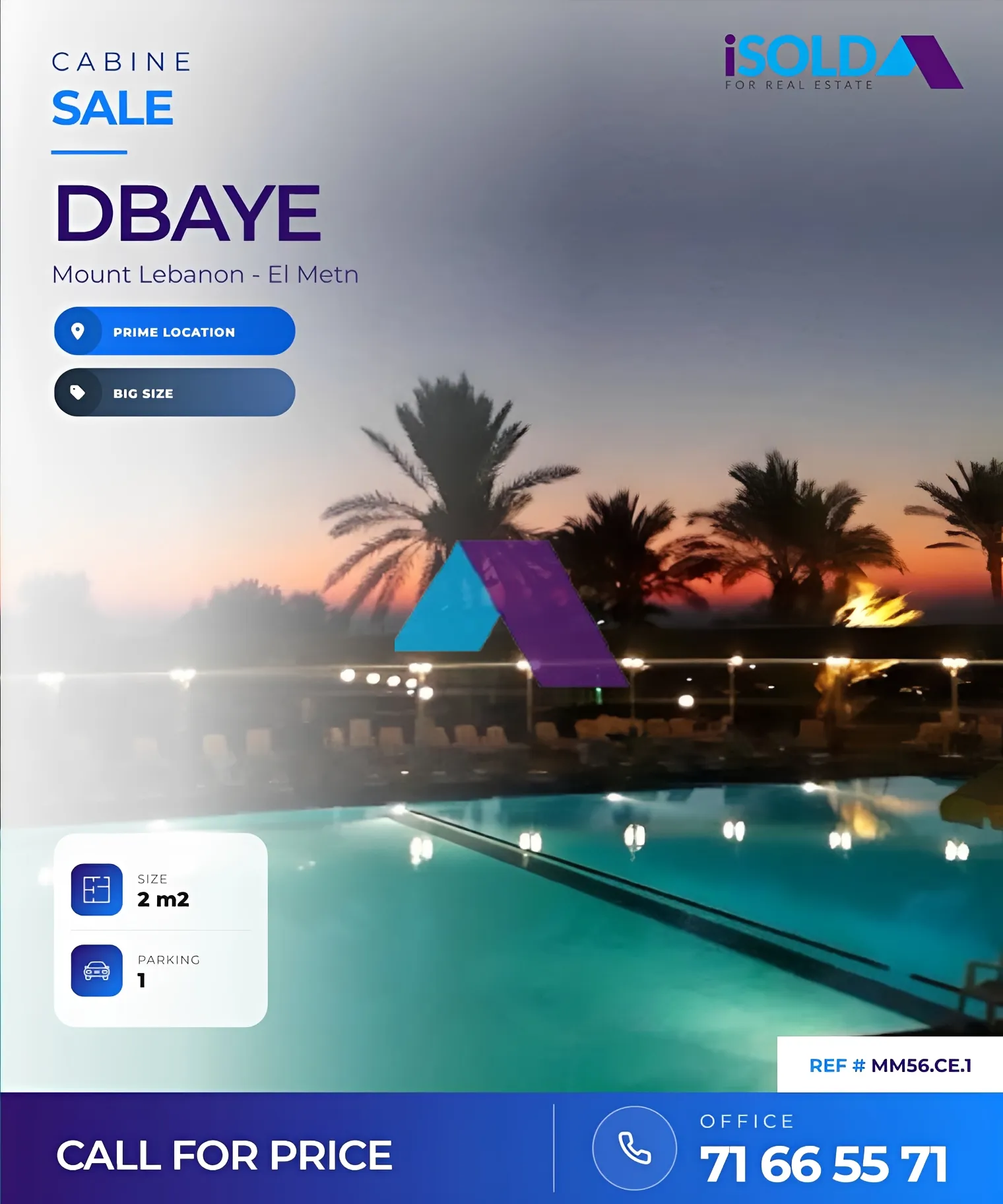 Chalet for sale in Dbayeh