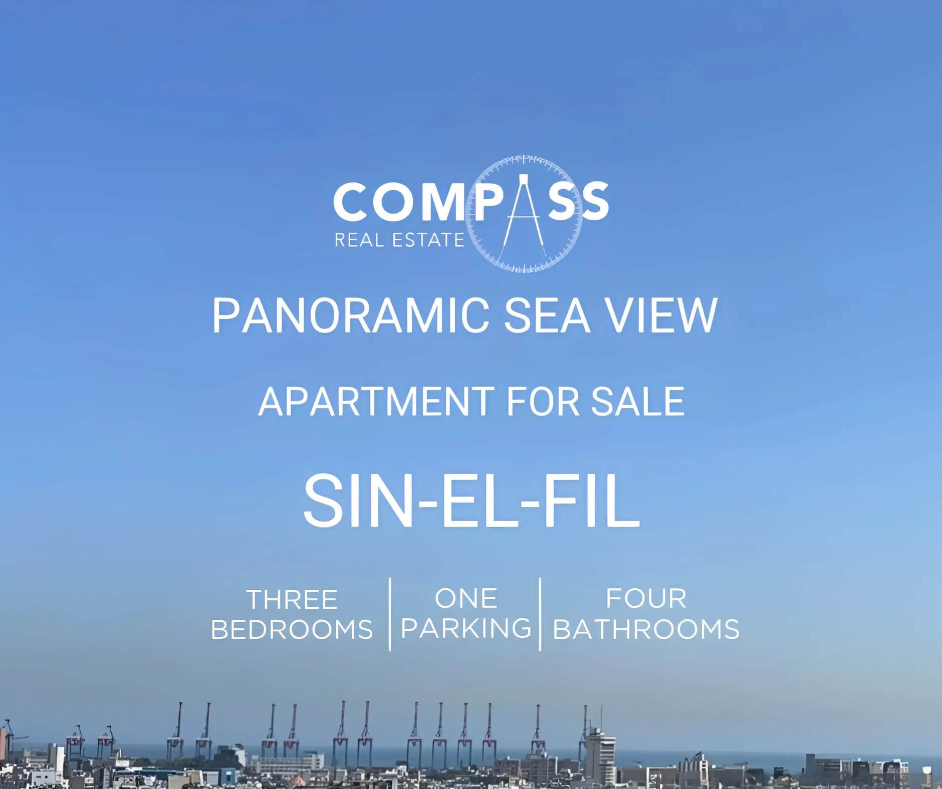 Apartment for Sale in Sin El Fil, Lebanon - 3 bed, 4 bath