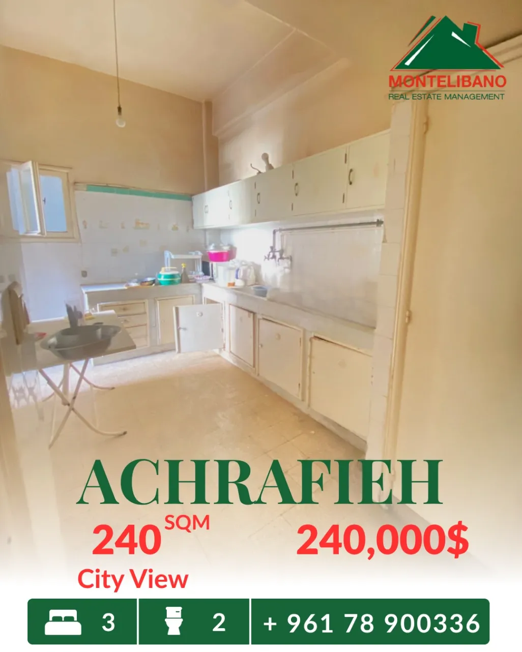 Apartment for sale in Achrafieh, Beirut, Lebanon