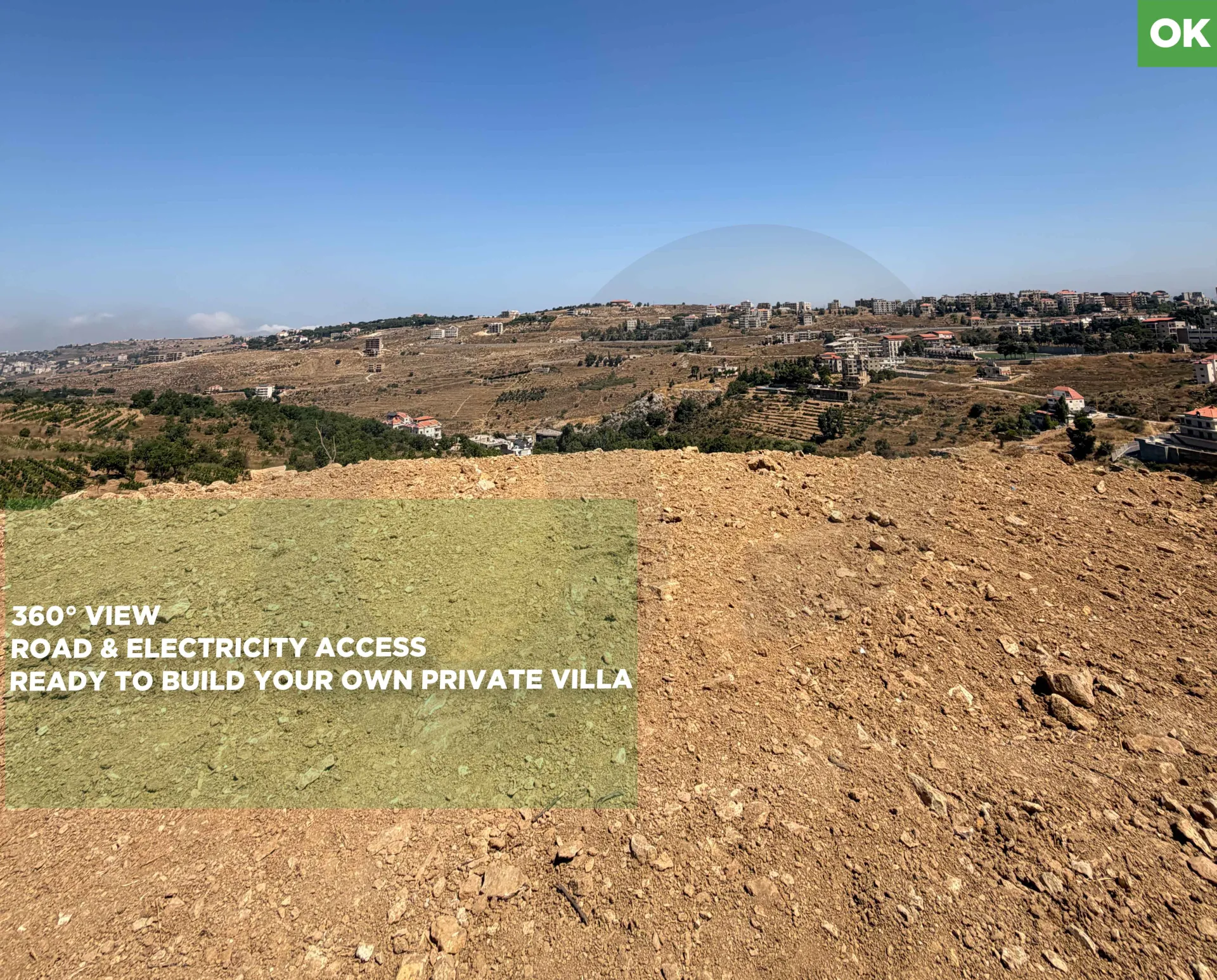 Land for Sale in Bhamdoun