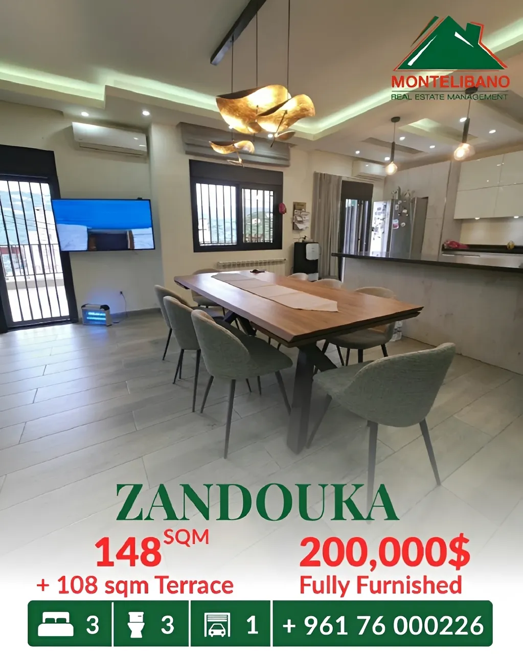 Apartment for sale in Zandouqah