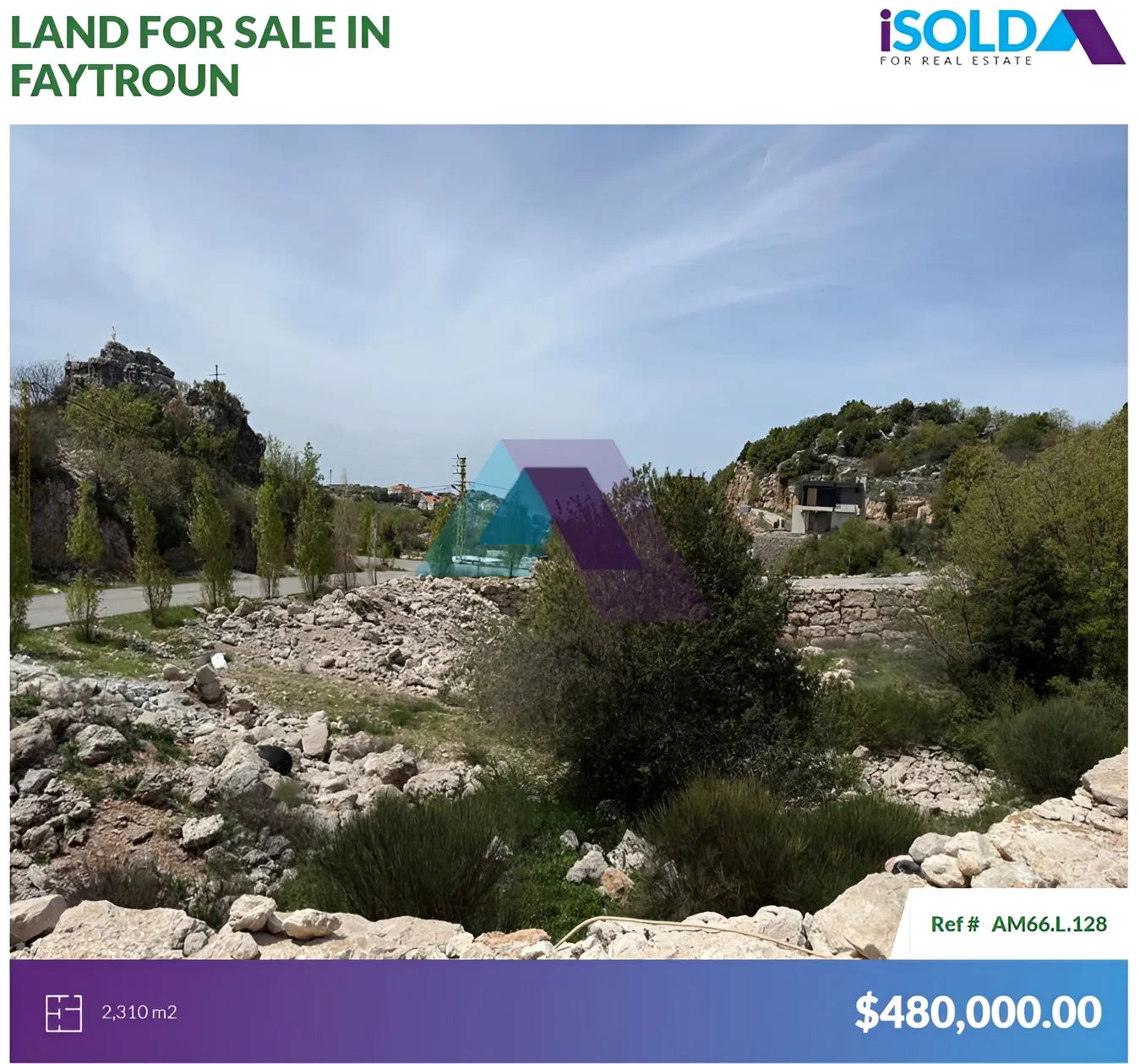 Residential Land for sale in Faitroun, Lebanon