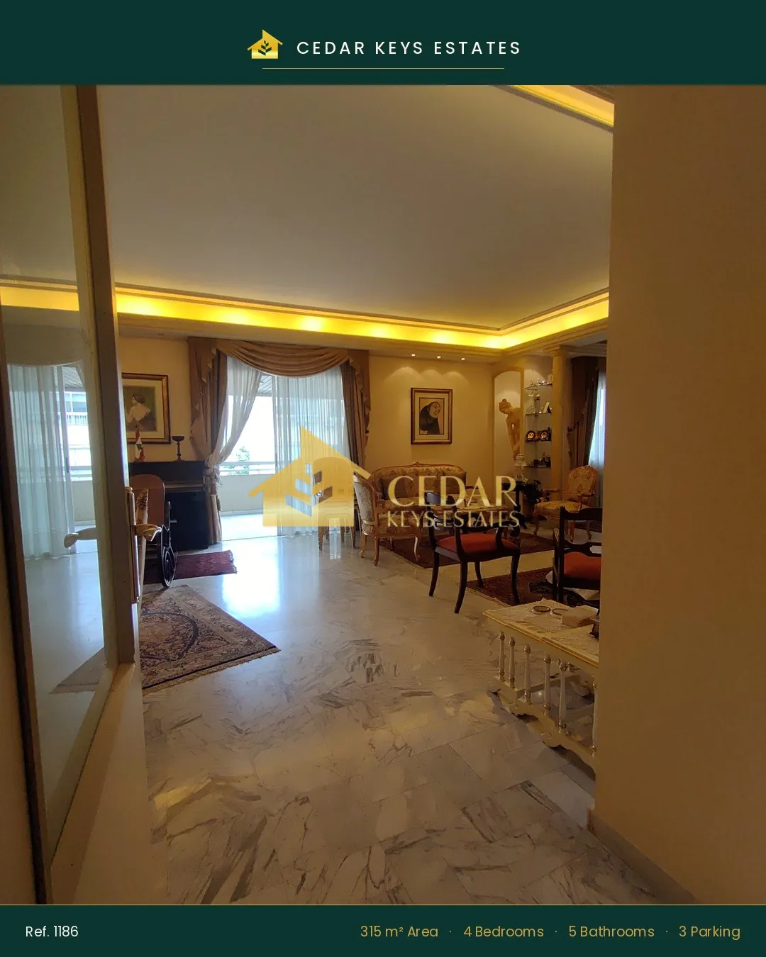 Apartment for sale in Hazmieh, Lebanon