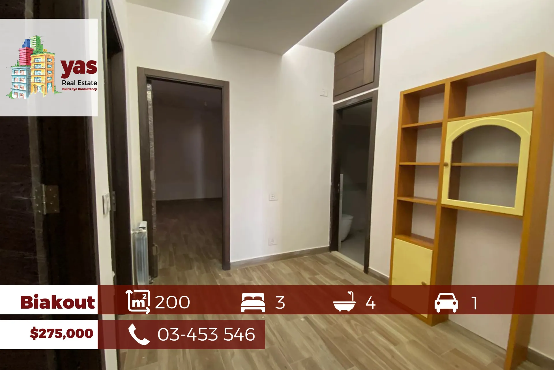 Apartment for Sale in Biaqout - 3 bed, 4 bath