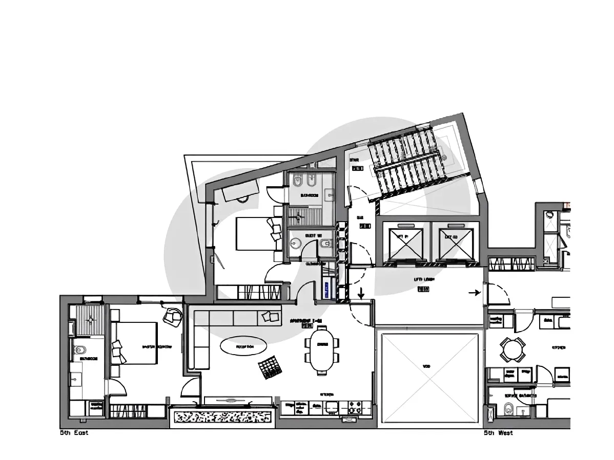Apartment for Sale in Saifi Village - 2 bed, 3 bath