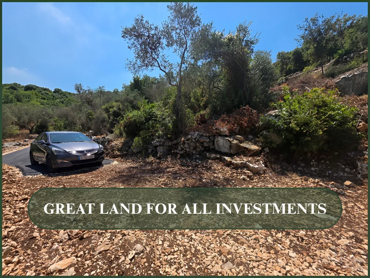 Land for sale in Batroun district, lebanon