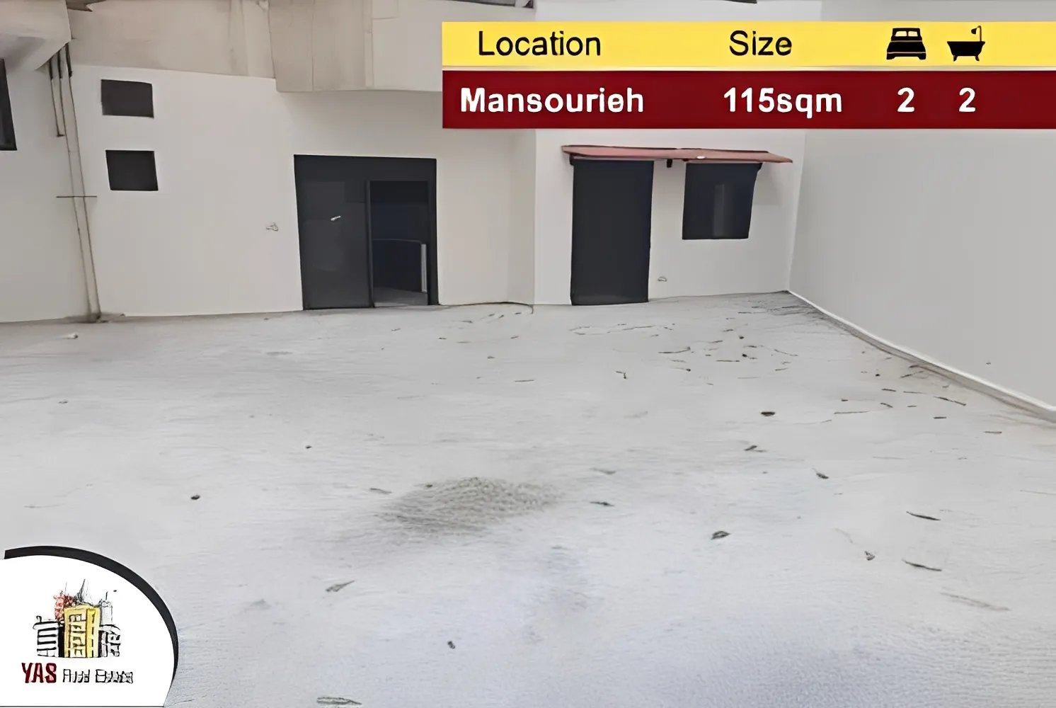 Apartment for Sale in Mansourieh - 2 bed, 2 bath