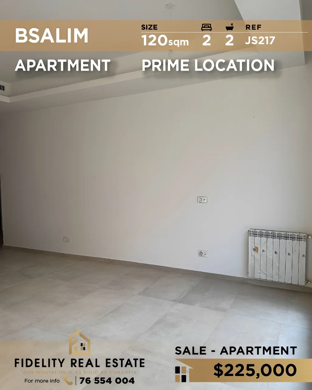 Apartment for sale in Bsalim, Lebanon - 2 bed, 2 bath