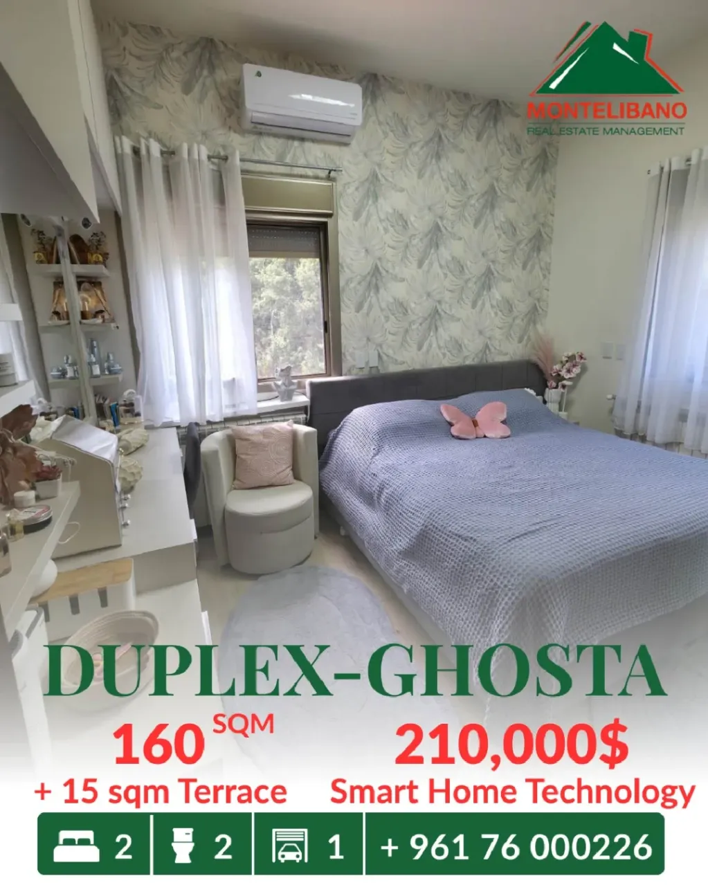 Duplex for sale in Ghosta, Lebanon
