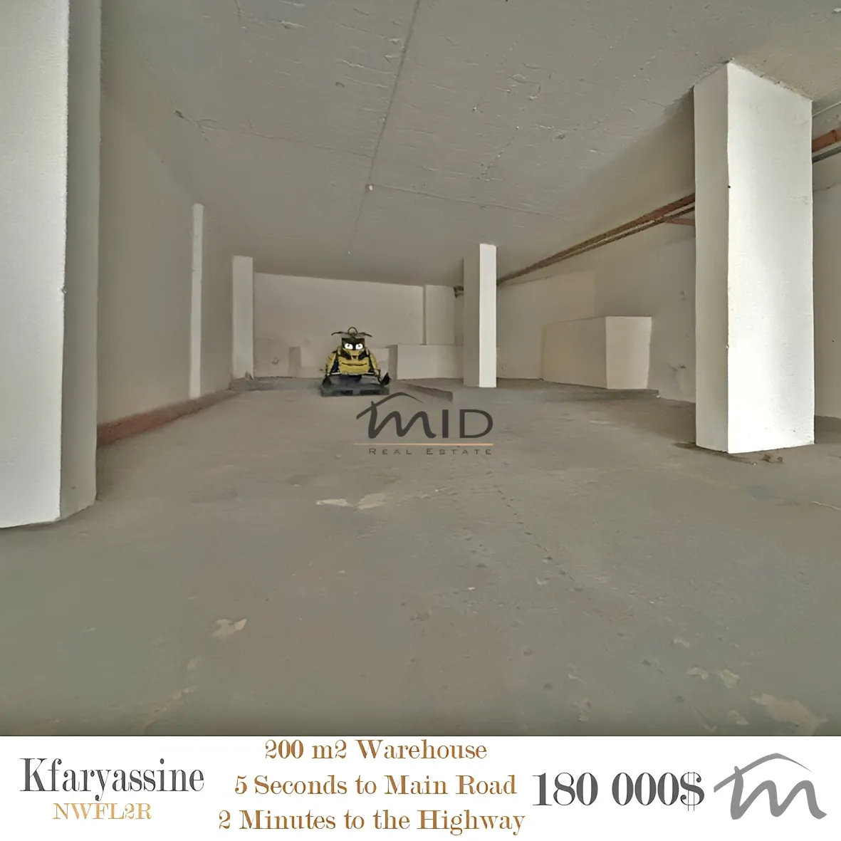 Warehouse for sale in Kfaryassine, lebanon