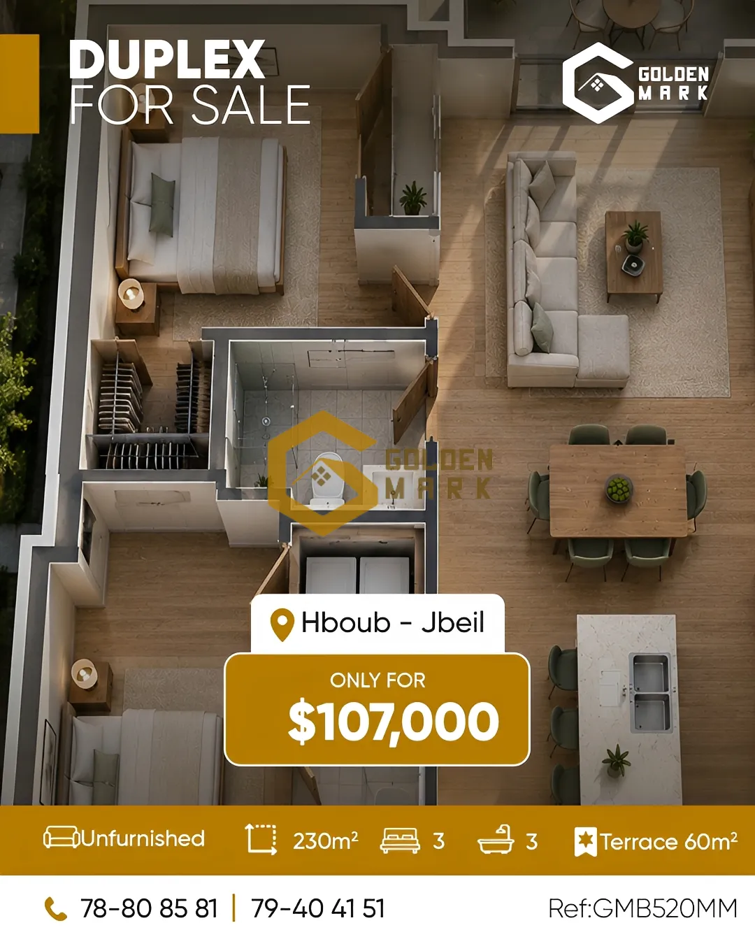 Duplex for Sale in Hboub