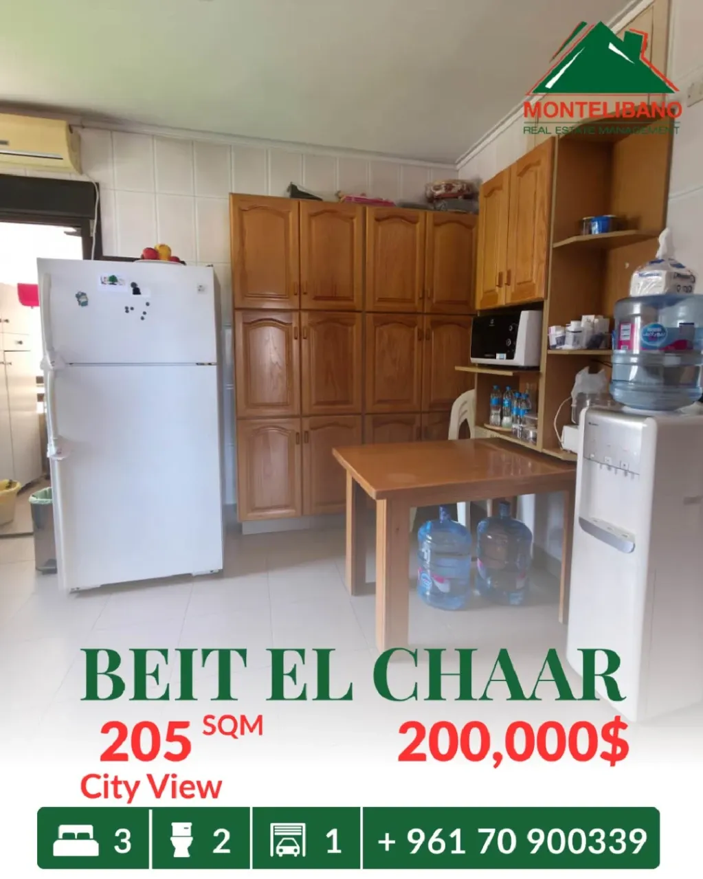 Apartment for sale in Beit El Chaar, Lebanon