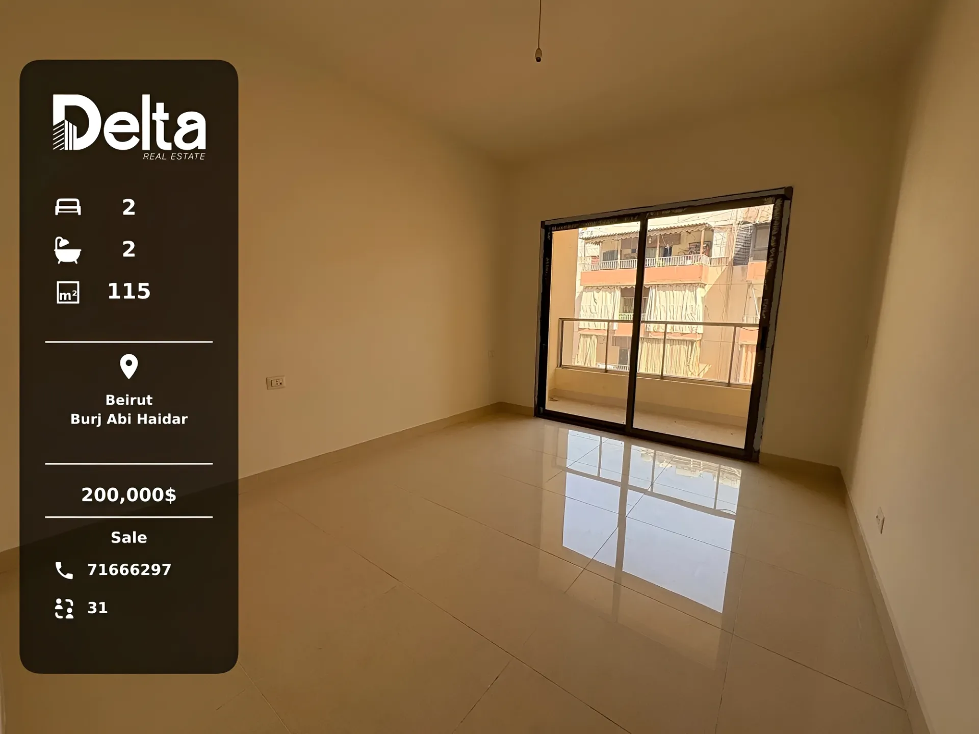 Apartment for sale in Burj abou haidar, beirut, lebanon - 2 bed, 2.0 bath