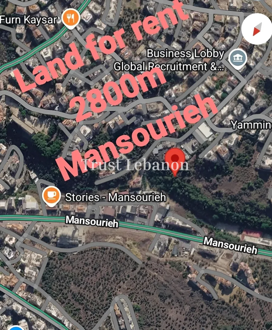 Residential Land for rent in Mansourieh
