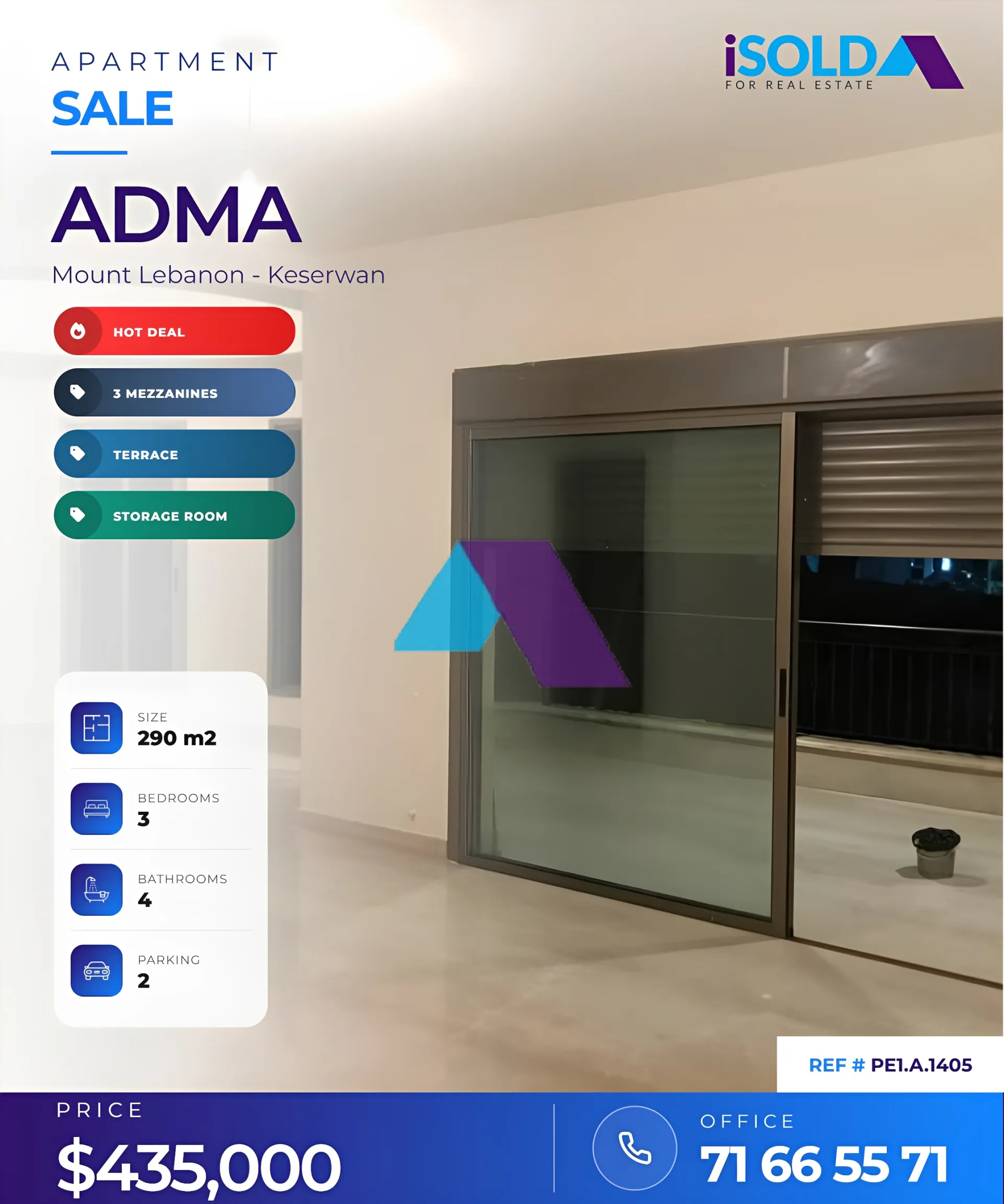 Apartment for Sale in Adma w Dafnah - 3 bed, 4 bath