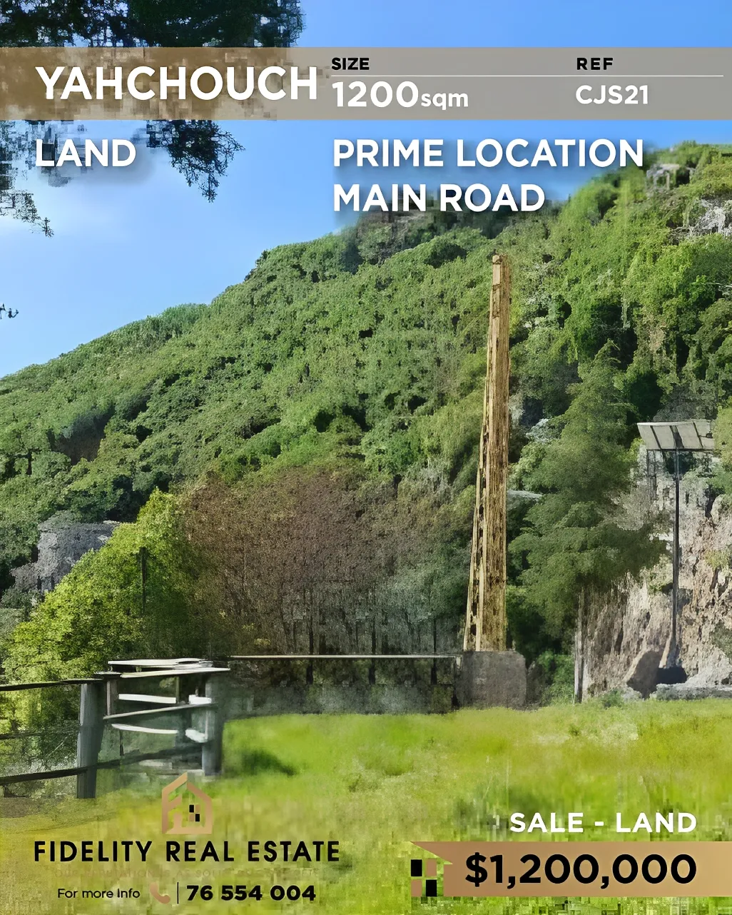 Residential Land for sale in Yahchouch, Lebanon