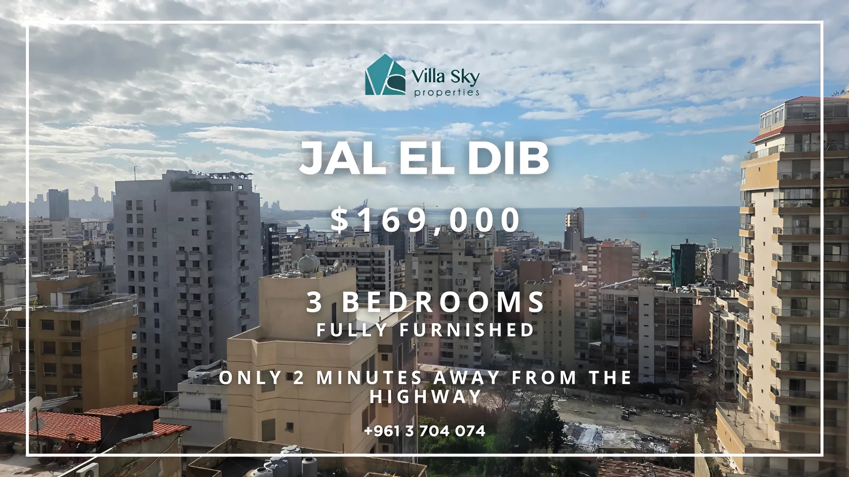 Apartment for sale in Jal El Dib, Lebanon