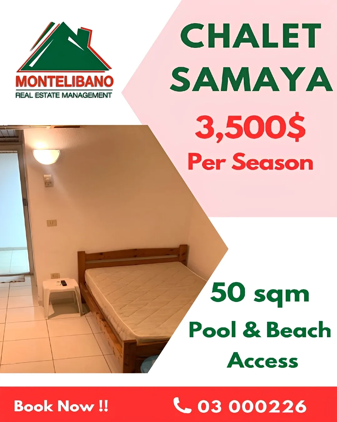 Chalet for rent in Kaslik, Lebanon - 1 bed, 0.5 bath