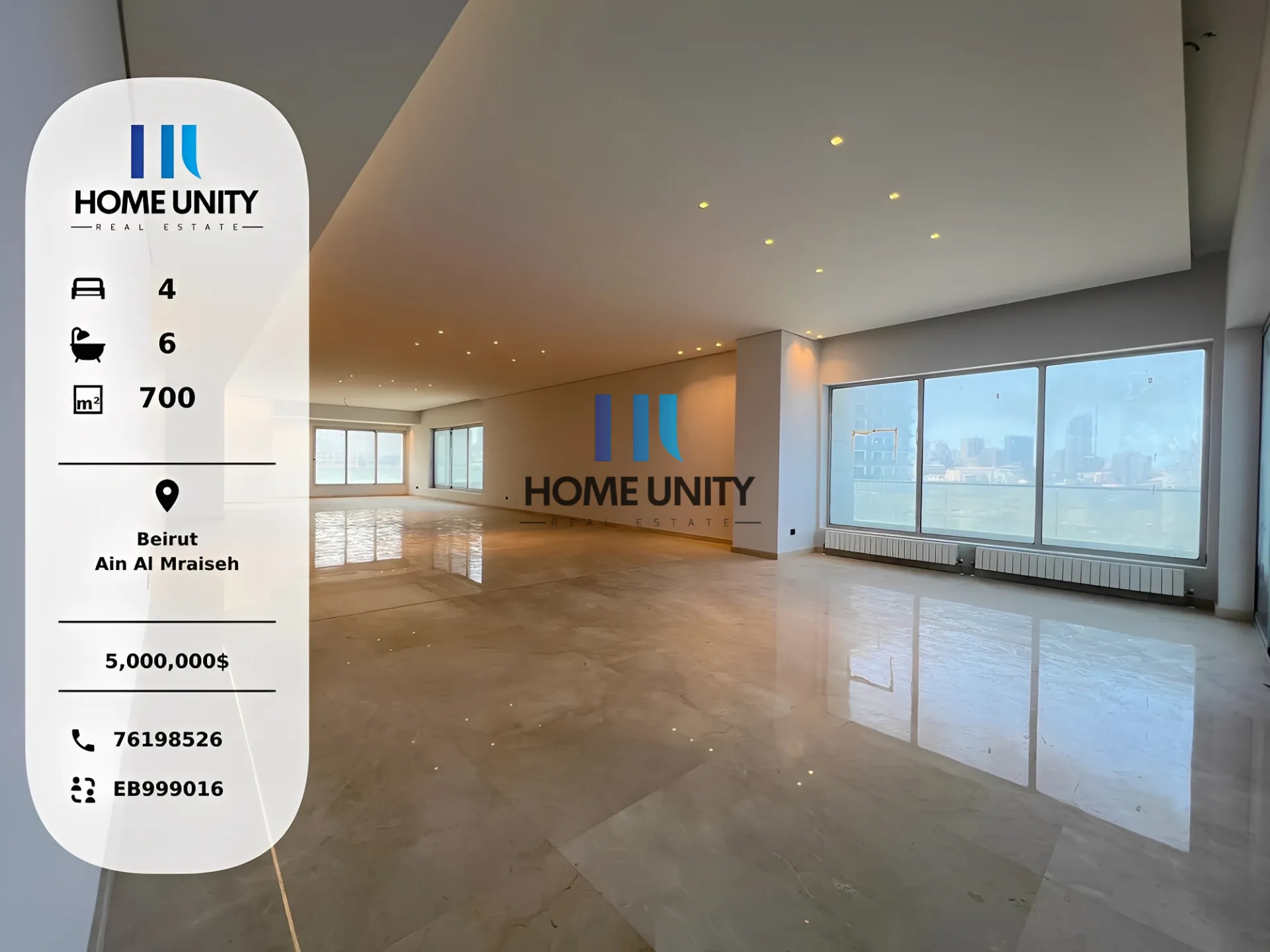 Apartment in Ain al mraiseh, beirut, lebanon
