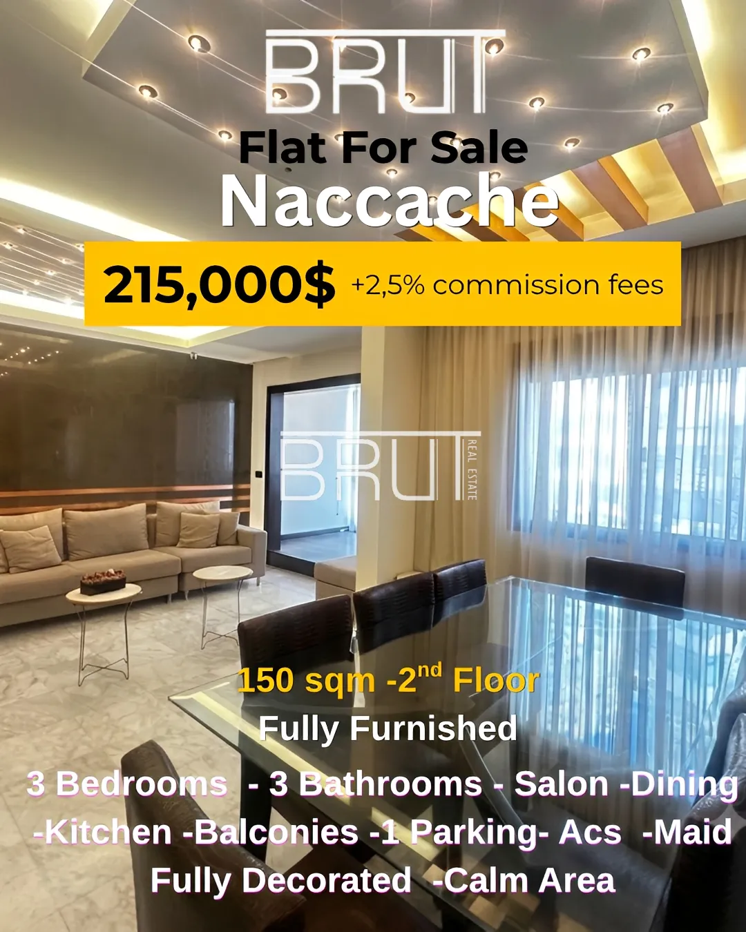 Apartment for sale in Naqqache, lebanon - 3 bed, 3.0 bath