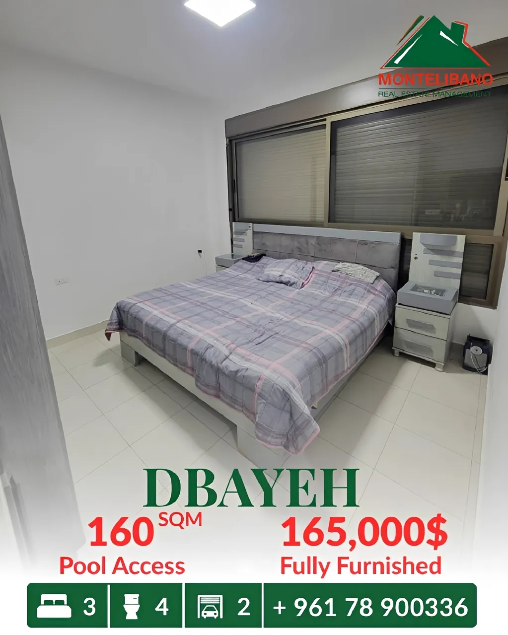 Apartment for sale in Dbayeh
