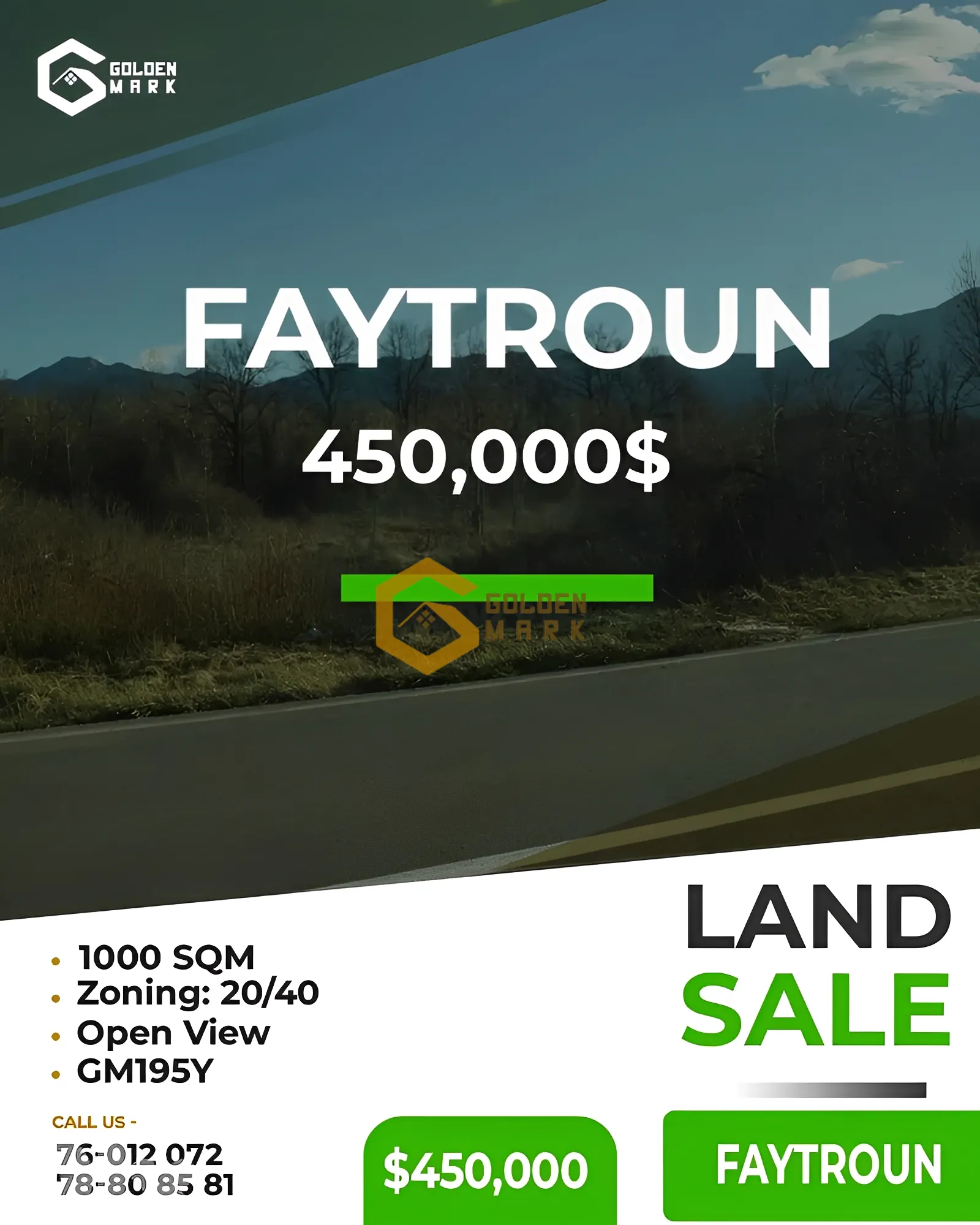 Land for Sale in Faitroun