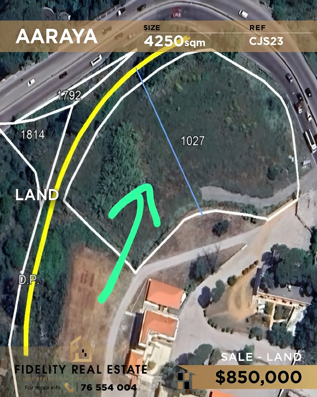 Residential Land for sale in Aaraiya, Lebanon