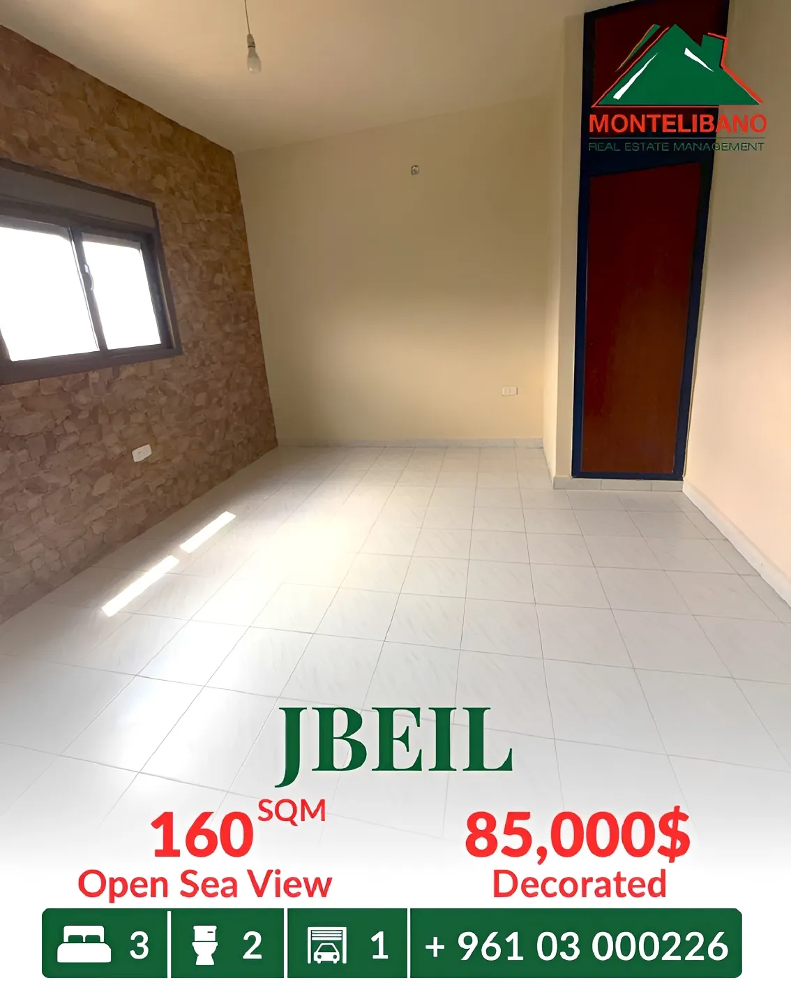 Apartment for sale in Jbeil, Lebanon