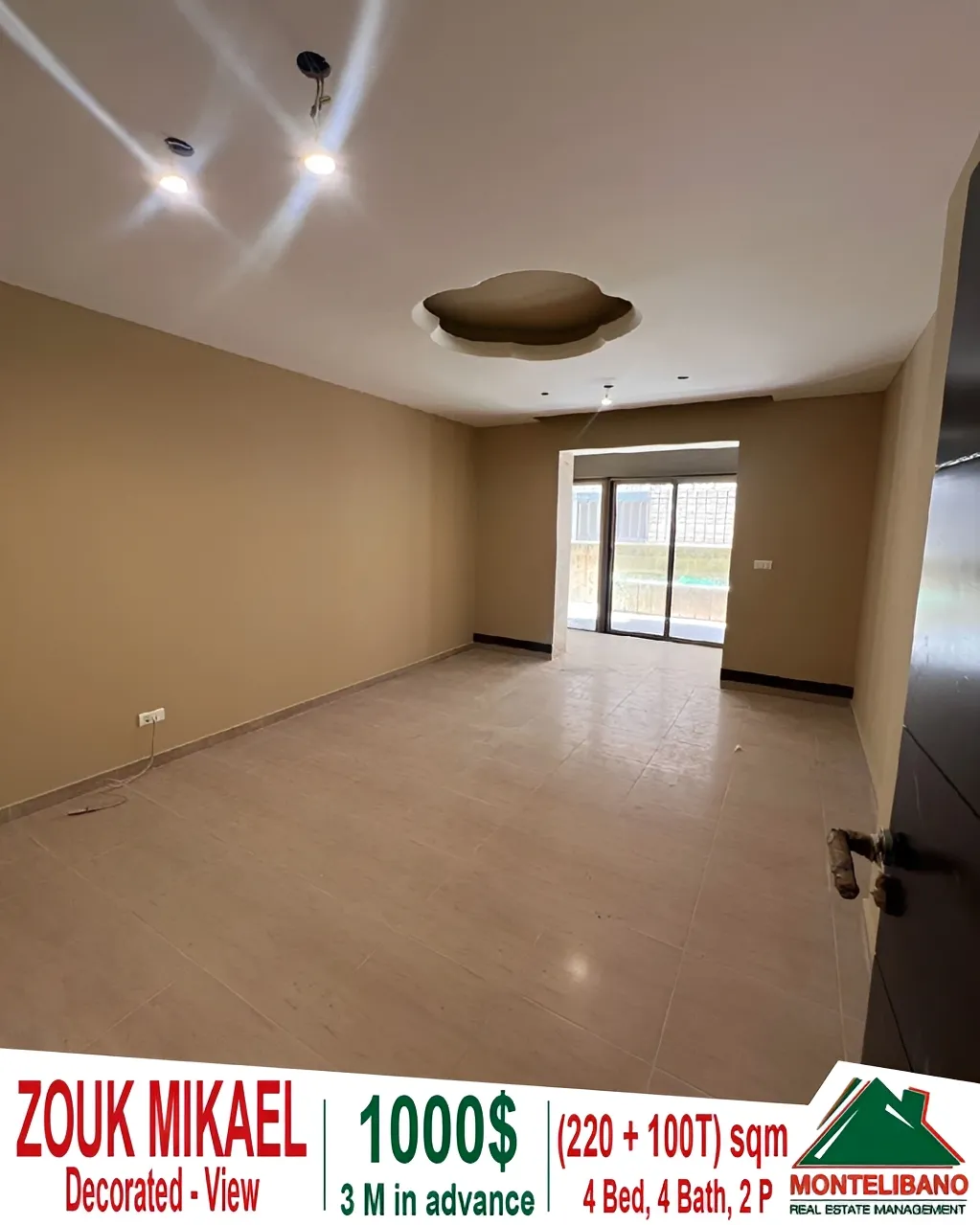 Apartment for rent in Zouk Mikael, Lebanon