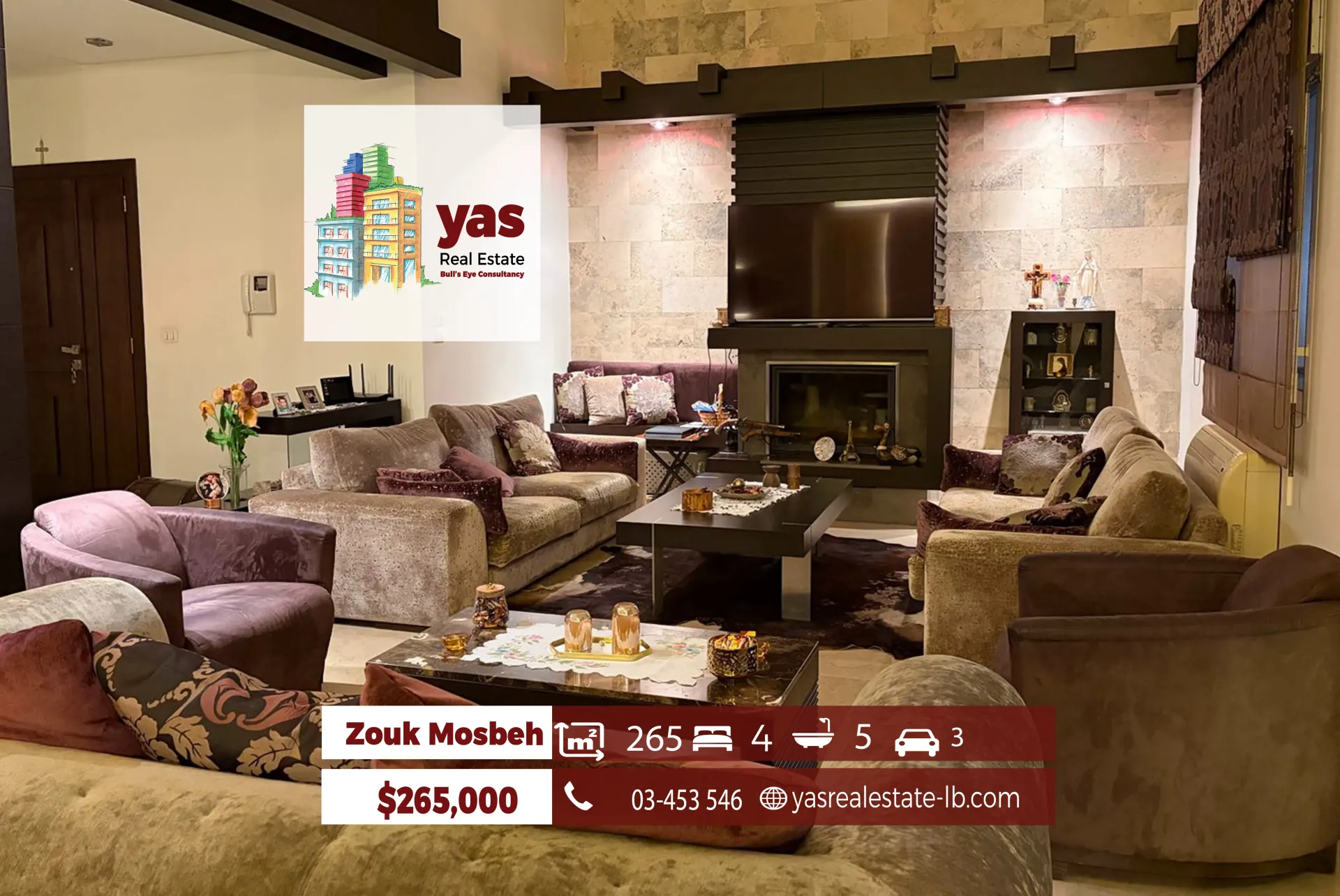 Apartment for Sale in Zouk Mosbeh