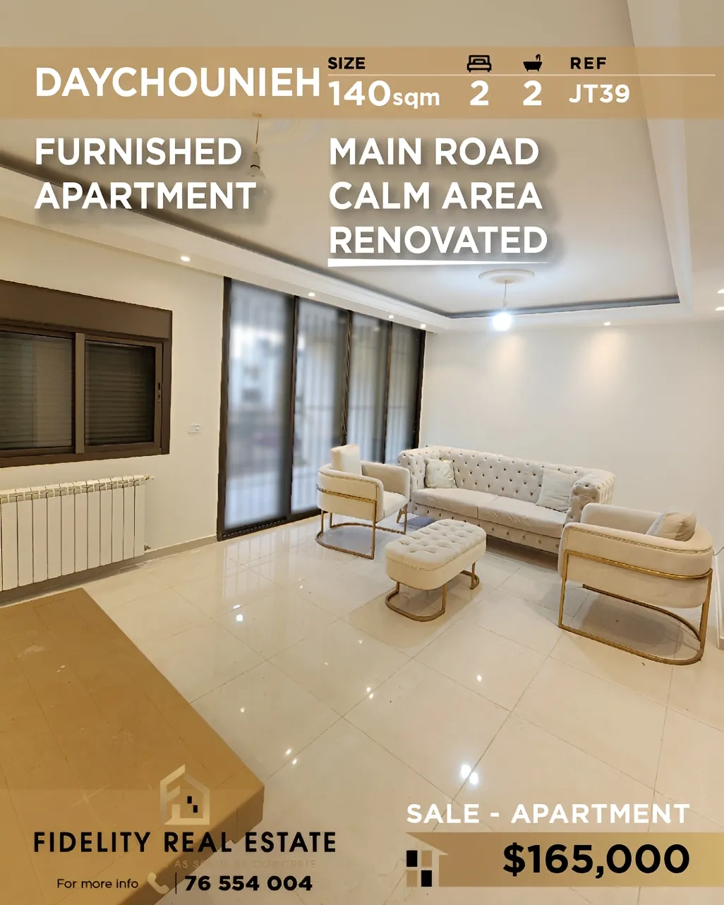 Apartment for sale in Daychounieh, Lebanon - 2 bed, 2 bath