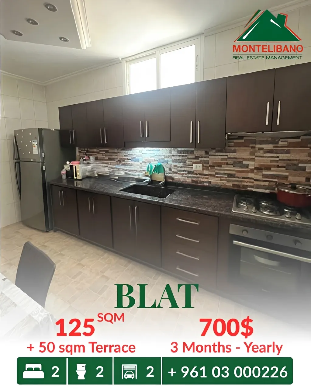 Apartment for rent in Blat