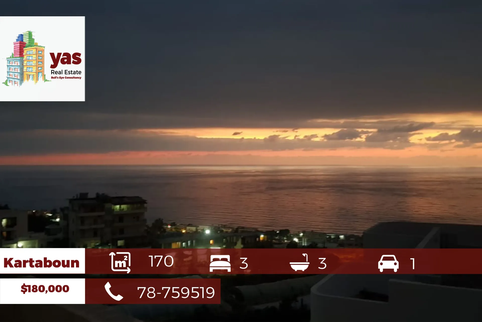 Apartment for Sale in Qartaboun