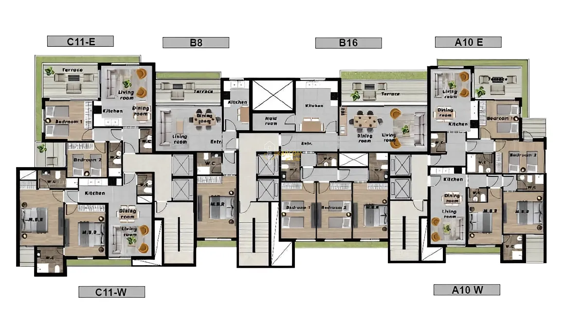 Apartment for sale in Achrafieh, Beirut, Lebanon - 1 bed, 2 bath