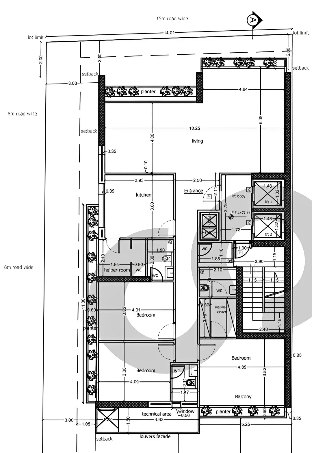 Apartment for Sale in Kraytem - 3 bed, 4 bath