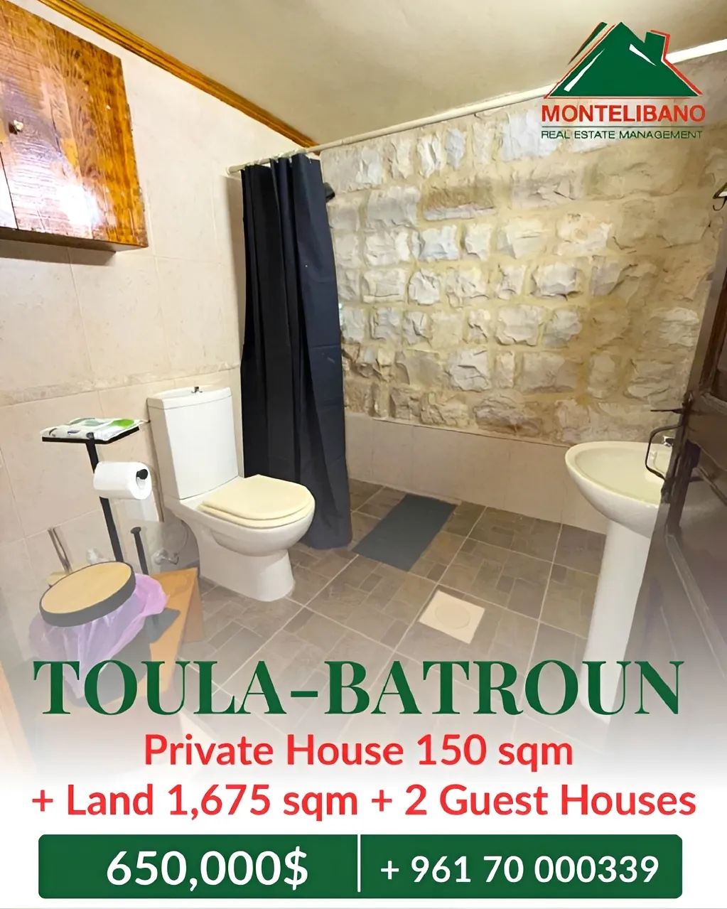 House for sale in Batroun, Lebanon
