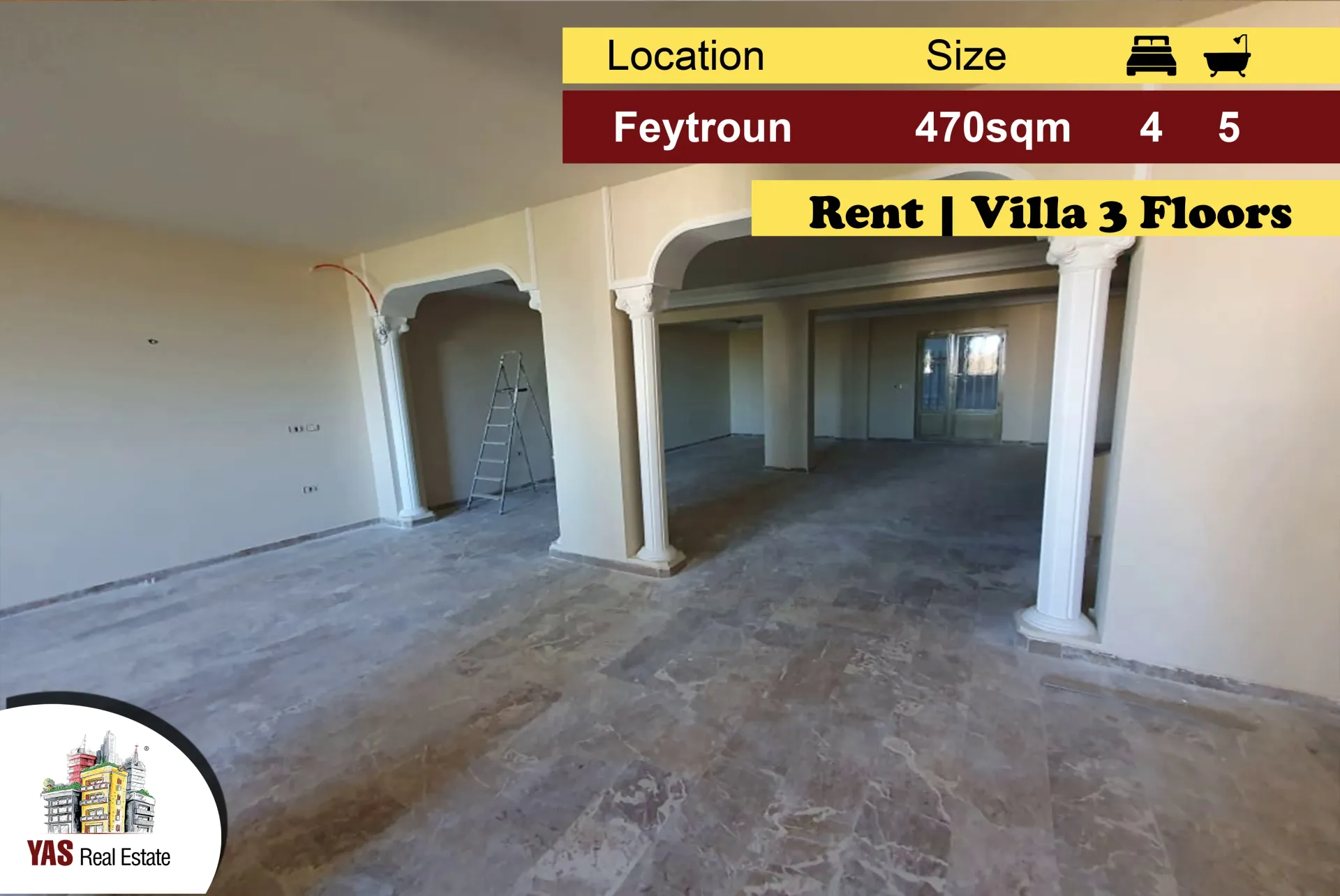 Villa for Rent in Faytroun - 4 bed, 5 bath