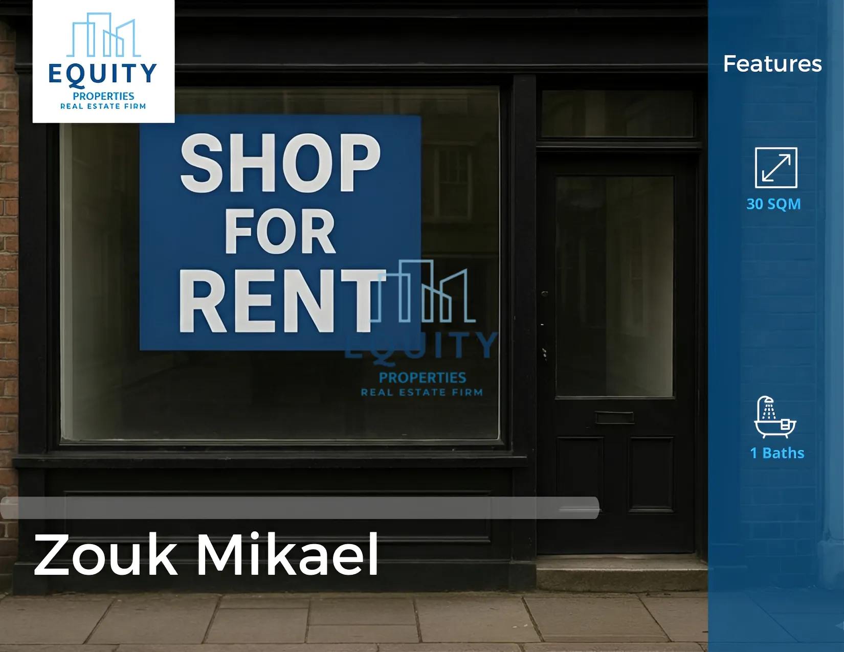Shop for rent in Zouk Mkayel
