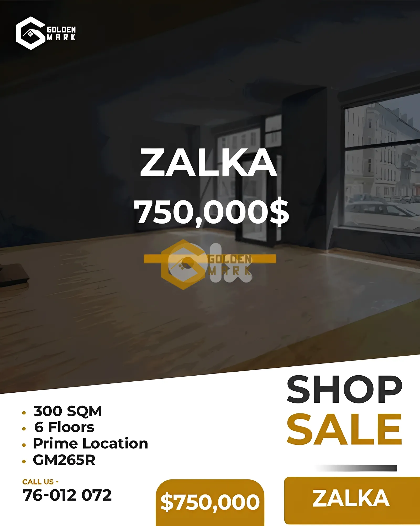 Shop for sale in Zalqa